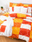 Krepové obliečky Exclusive – Domino oranžová