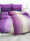 Bavlnené obliečky na 2 postele – Erika fialová