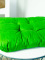 PROŠÍVANÝ SEDÁK - tmavě zelený 40x40cm