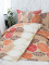 Bavlnené obliečky na 2 postele – Valérie oranžové