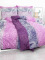 Bavlnené obliečky na 2 postele – Ornela fialová