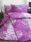 Bavlněné povlečení na 2 postele - AMÉLIA fialová