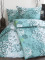 Bavlněné povlečení na 2 postele - AMÉLIA tyrkysová