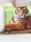 3D povlak na polštářek 45x45cm - Tygr bengálský