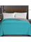Oboustranný přehoz na postel - Axel tyrkysový/šedý 220x240cm