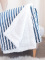 Luxusní deka s beránkem 150x200cm LOREN bílo/modrá