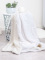 Beránková deka mikroplyš 140 × 200 cm – bílá