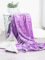 Beránková deka mikroplyš 140 × 200 cm – světle fialová
