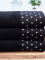 Bambusový ručník 50 × 100 cm - Sofia černý