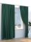 Zatemňovací závěsy Velvet smaragdová – 140 × 160 cm (2 ks)