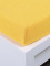 Froté prostěradlo 90 × 200 cm Exclusive – žluté