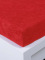 Froté prostěradlo 90 × 200 cm Exclusive – tmavě červené