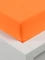 Jersey prostěradlo 90 × 200 cm Exclusive – oranžové