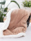 Beránková deka mikroplyš 150 × 200 cm – Laura hnědá