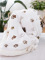 Beránková deka mikroplyš 150 × 200 cm – Tlapičky bílé