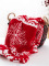 Deka mikroplyš 150 × 200 cm – Vánoce červené