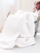 Mušelínová deka 220 × 240 cm – Alexia biele
