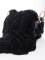 Chlupatá deka 200 × 220 cm – Agnello černá