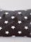 Povlak na polštář mikroplyš 70 × 90 cm – Estrelas šedé