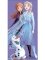Dětská osuška 70 x 140 cm - Ledové království Elsa Anna a Olaf