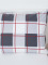 Bavlněný povlak na polštář Renforcé 70 × 90 cm – Kostky šedočervené