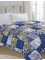 Prehoz na posteľ – Modrotlač 220 × 240 cm