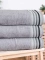 Froté ručník 50 × 100 cm - Dario světle šedý
