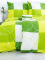 Bavlněné povlečení Deluxe – Domino zelené
