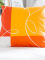Obliečka na vankúš Deluxe 40 × 40 cm – Domino oranžové