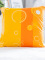 Povlak na polštář Deluxe 40 × 40 cm – Bubliny oranžové