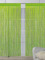 Provázkové záclony limetkové – 150 × 160 cm (2 ks)