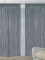 Provázkové záclony šedé (2 ks) – 150 × 160 cm