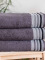 Froté ručník 50 × 100 cm ‒ Dario tmavě šedý