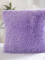 Chlupatý povlak na polštářek Agnello/Lotus 45 × 45 cm – světle fialový