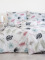 8-dielna súprava obliečok na 2 postele KARIN – s plachtou 220 × 230 cm