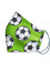 Dětská bavlněná obličejová rouška - Fotbal