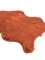 Umělá kožešina 60 × 90 cm Alessio – oranžová