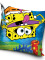 Povlak na polštářek 40 × 40 cm – Sponge Bob Vzhůru nohama