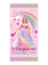 Dětská osuška 70 × 140 cm ‒ Barbie Duhová princezna