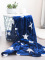 Deka mikroplyš 150 × 200 cm – Stars blue