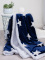 Beránková deka 150 × 200 cm – Stars blue