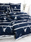 8-dielna súprava obliečok na 2 postele Vtáčiky modré – s plachtou 220 × 230 cm