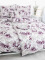 8-dielna súprava obliečok na 2 postele Maryna fialové – s plachtou 220 × 230 cm