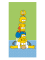Dětská osuška 70 × 140 cm ‒ The Simpsons Family "Tower"