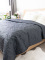 Luxusní přehoz na postel – Amadeo tmavě šedý 220 × 240 cm