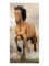 Detská osuška 70 × 140 cm ‒ Kůň "Brown"