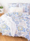 Bavlnené obliečky na 2 postele – Ciara modré
