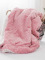 Luxusní beránková deka mikroplyš 200 × 220 cm – Laura růžová