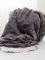 Luxusní beránková deka mikroplyš 200 × 220 cm – Daira šedá