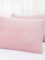 Beránkový povlak na polštářek mikroplyš 50 × 70 cm - Amalia světle růžová ( 2 ks )